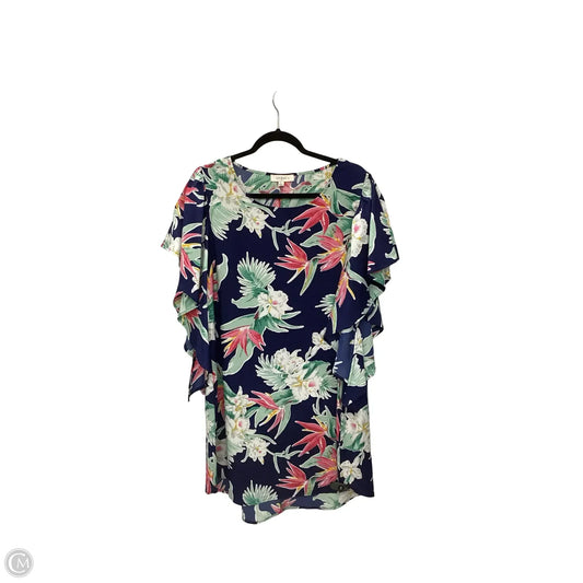 Dress Casual Short By Umgee In Floral Print, Size: Xl