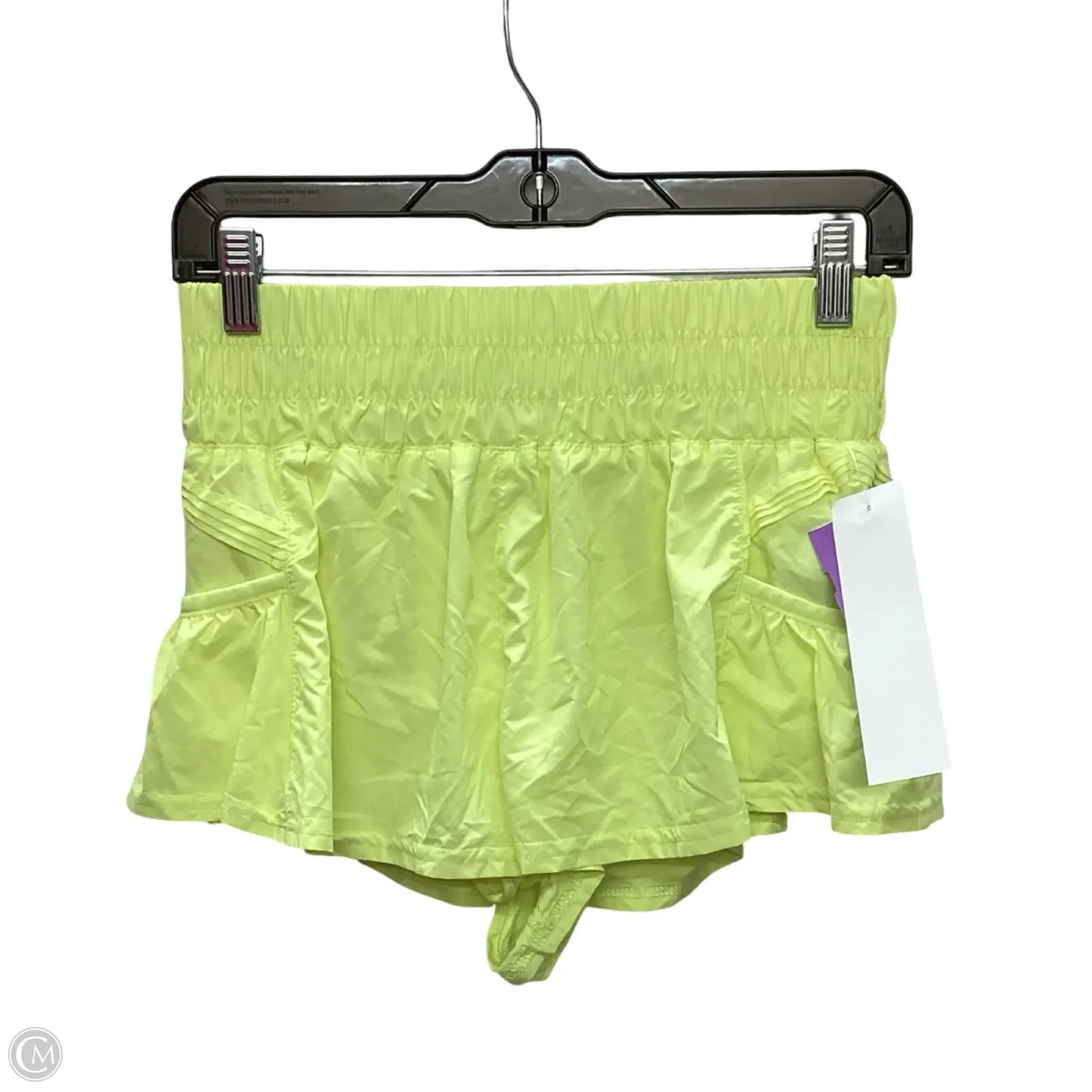 Athletic Shorts By Free People In Yellow, Size: Xs