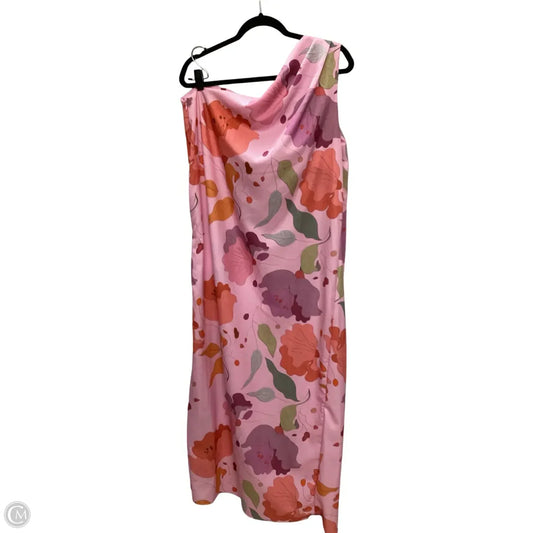 Dress Casual Maxi By Petal & Pup In Floral Print, Size: L