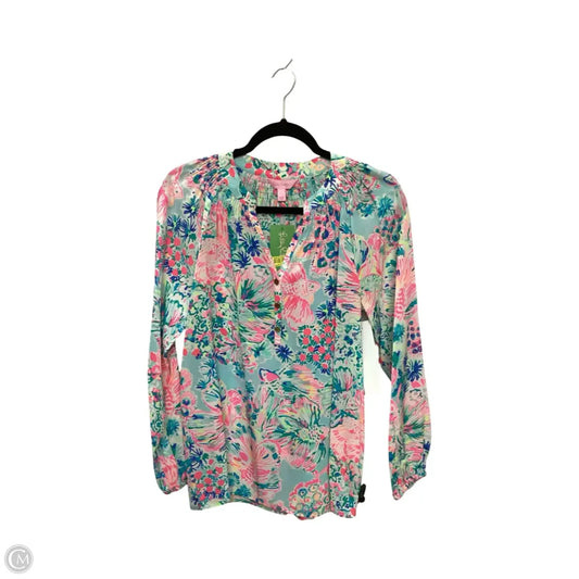 Blouse Designer By Lilly Pulitzer In Multi-colored, Size: S