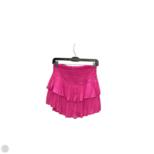 Skirt Mini & Short By Mustard Seed In Pink, Size: M