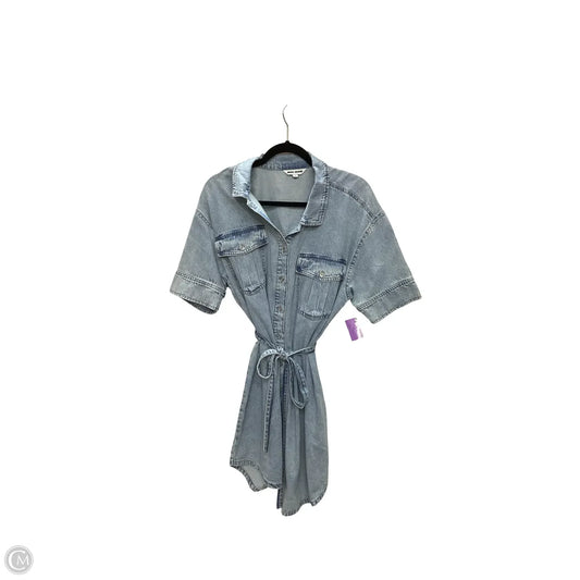Dress Casual Short By Dkny In Blue Denim, Size: Xl