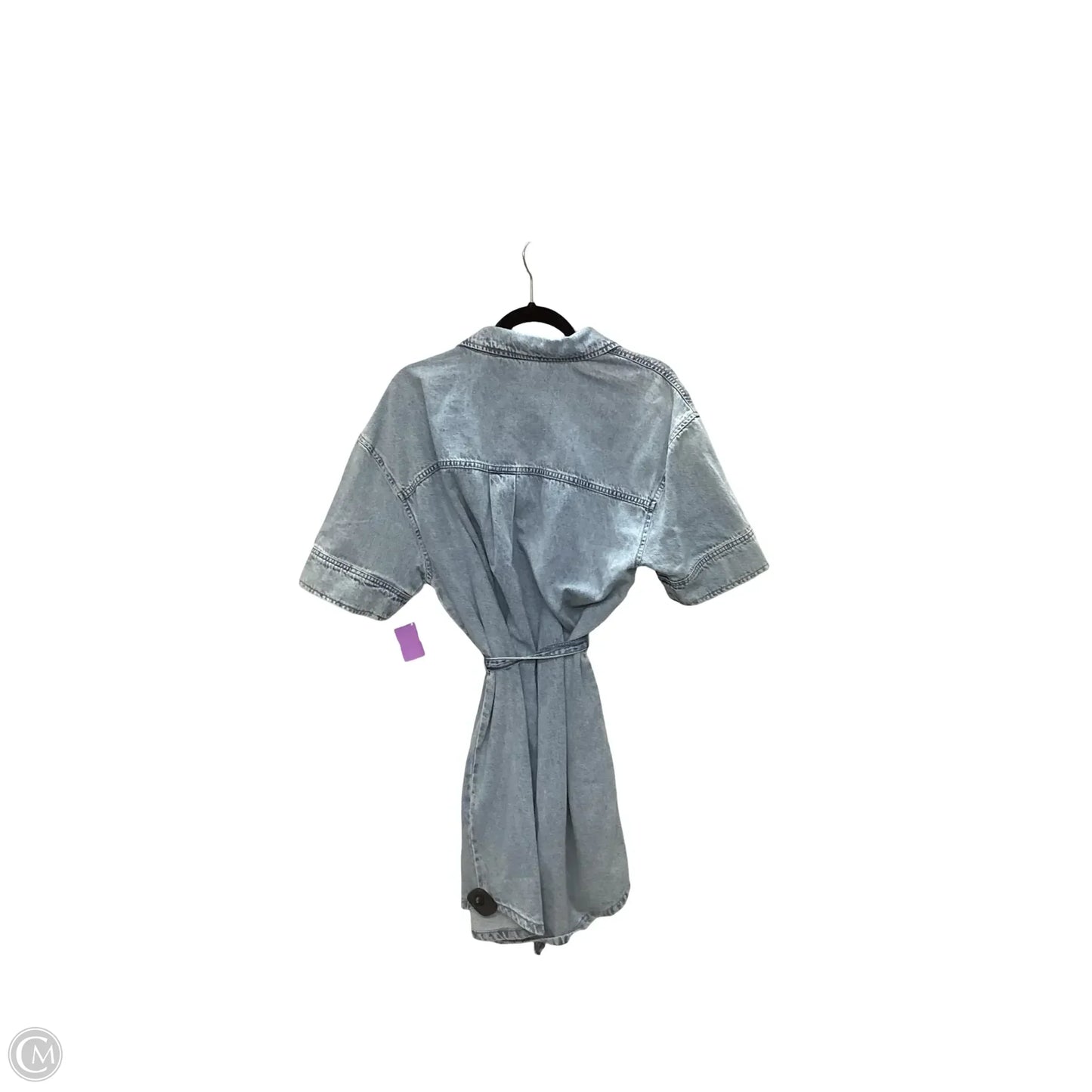 Dress Casual Short By Dkny In Blue Denim, Size: Xl