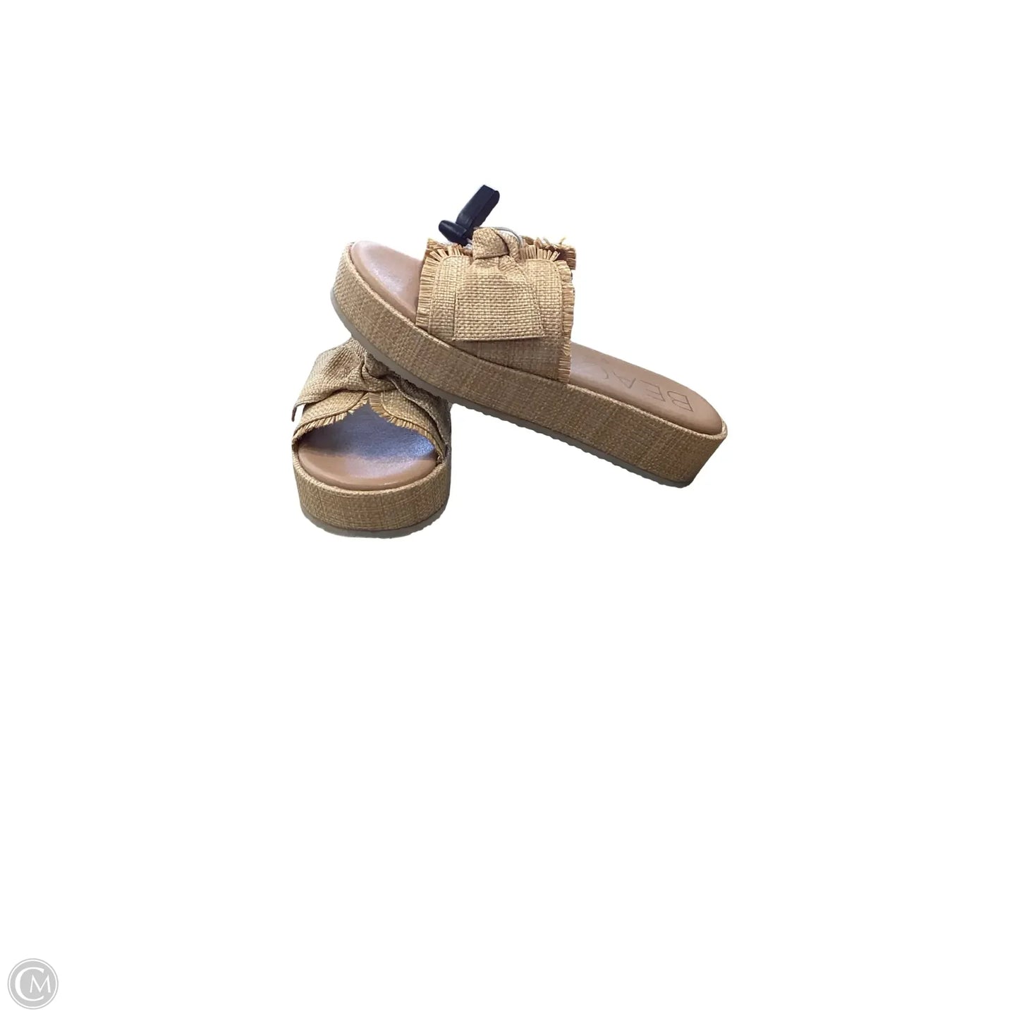 Sandals Heels Platform By Matisse In Tan, Size: 10