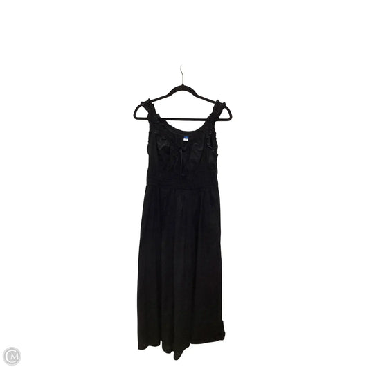 Dress Casual Maxi By Old Navy In Black, Size: M