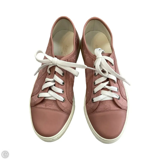 Shoes Sneakers By Gucci In Pink, Size: 8.5