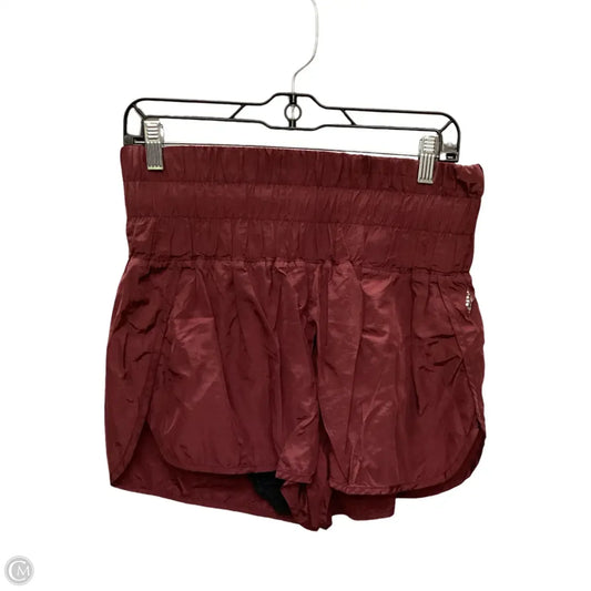 Athletic Shorts By Free People In Red, Size: L