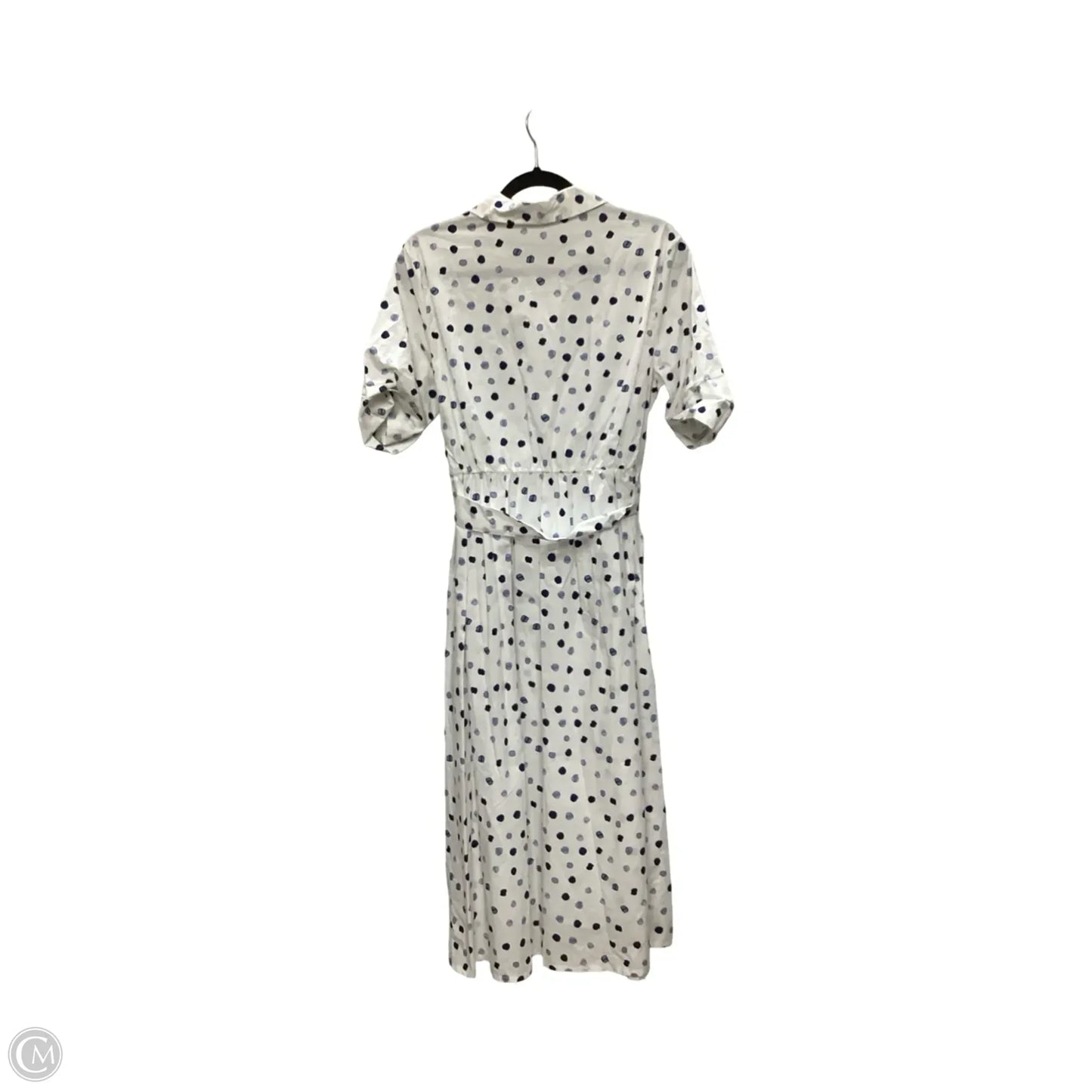 Dress Casual Midi By Dkny In Polkadot Pattern, Size: 12