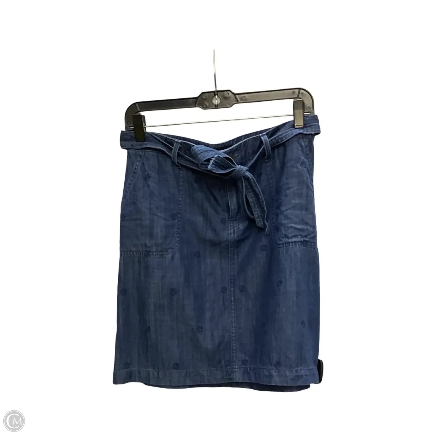 Skirt Mini & Short By Talbots In Blue Denim, Size: 6p