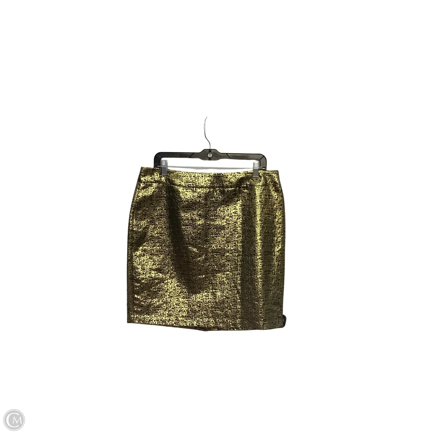 Skirt Mini & Short By Agb In Gold, Size: 12
