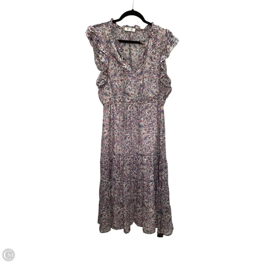 Dress Casual Midi By Bb Dakota In Floral Print, Size: M
