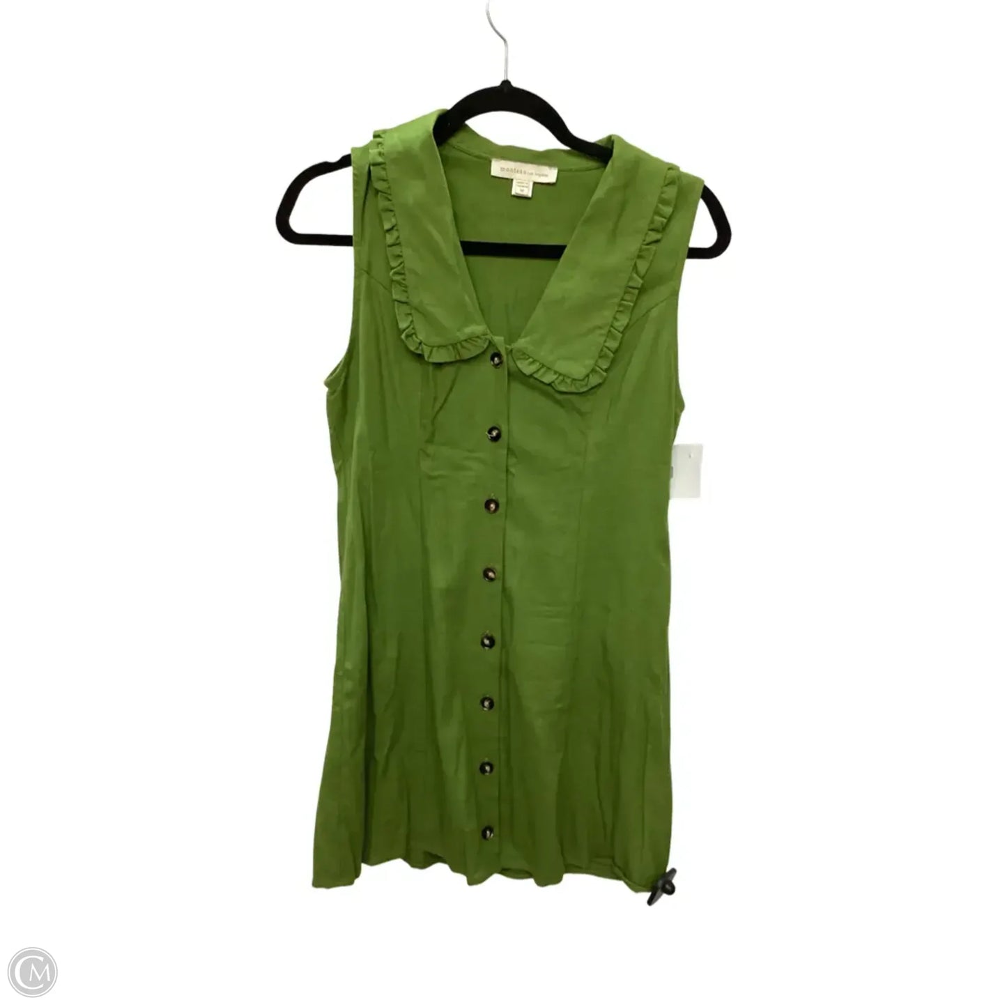 Dress Casual Short By Monteau In Green, Size: M