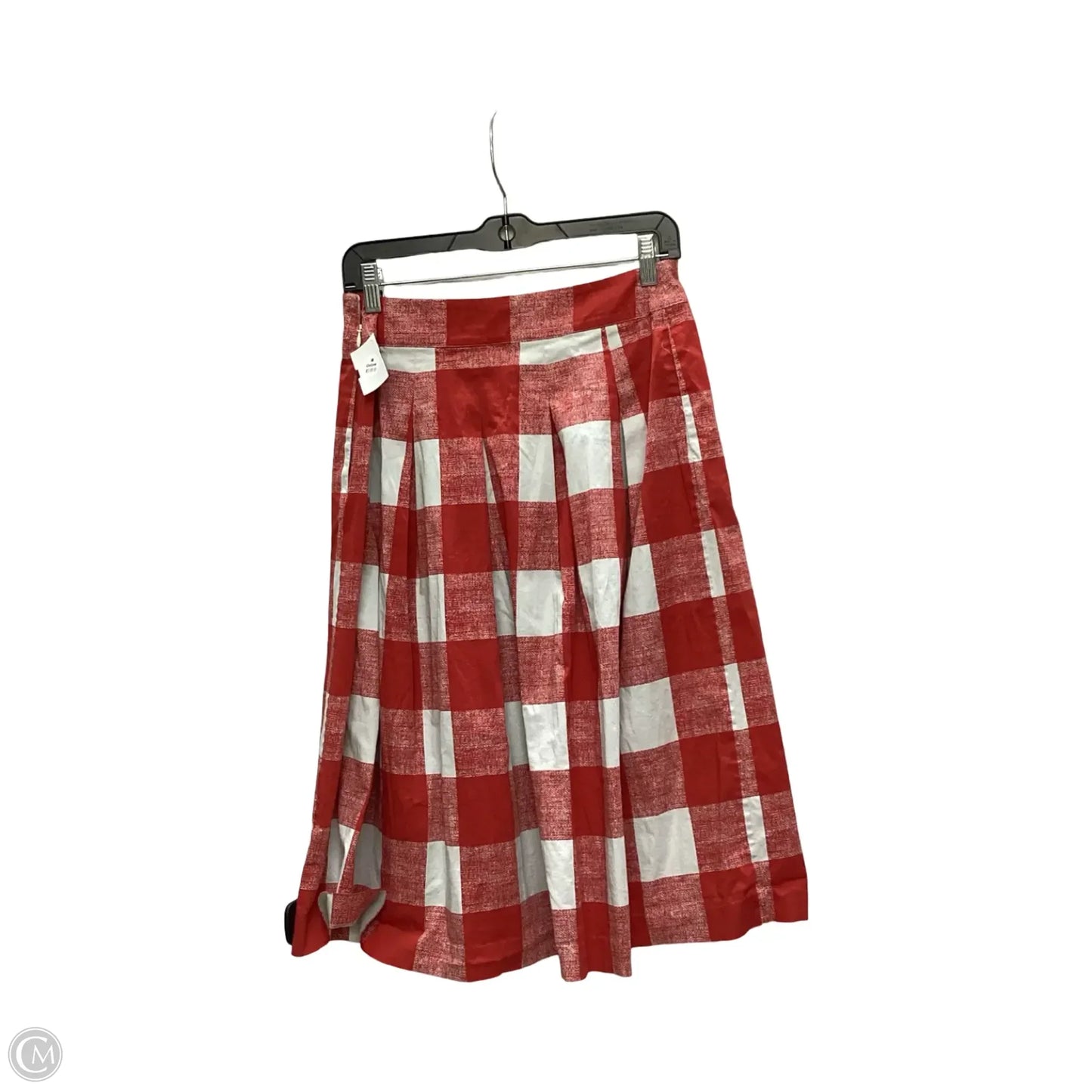 Skirt Midi By Talbots In Checkered Pattern, Size: 10p