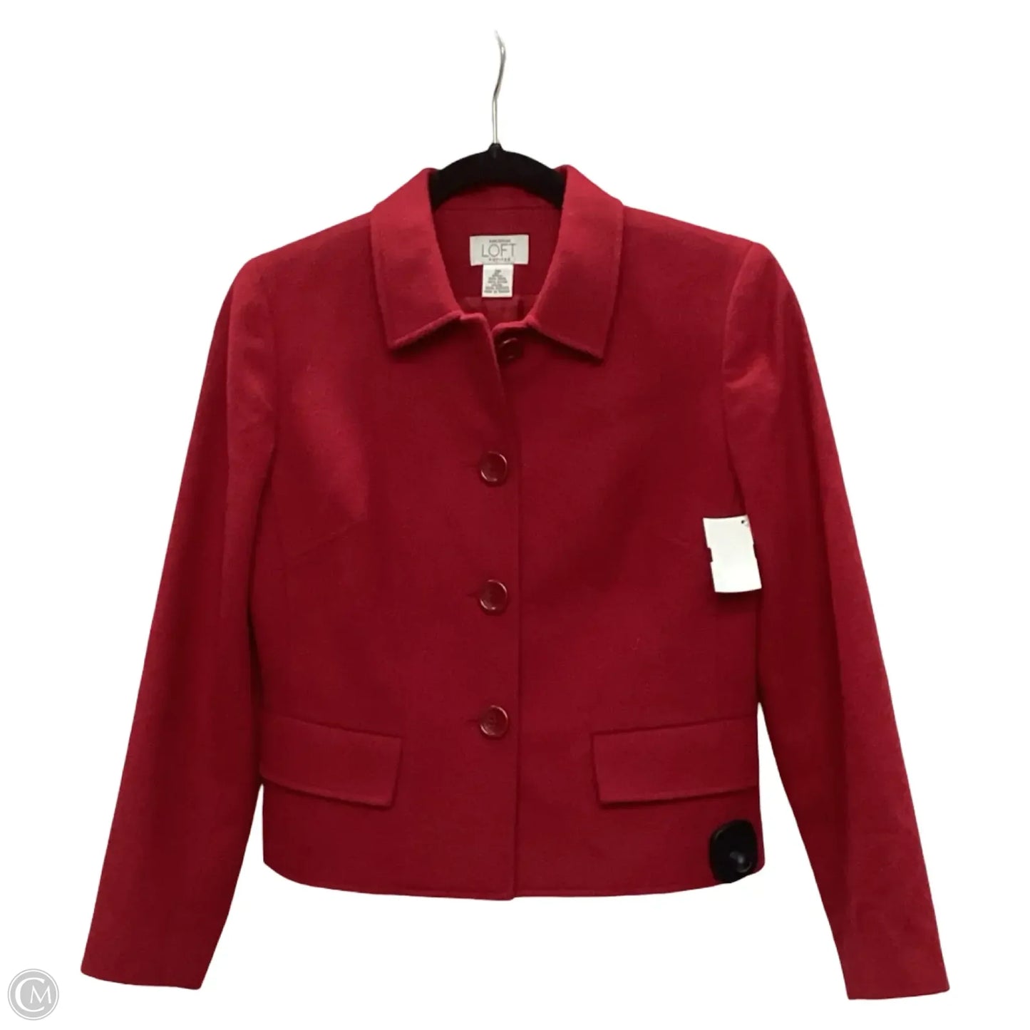 Jacket Other By Loft In Red, Size: 2p