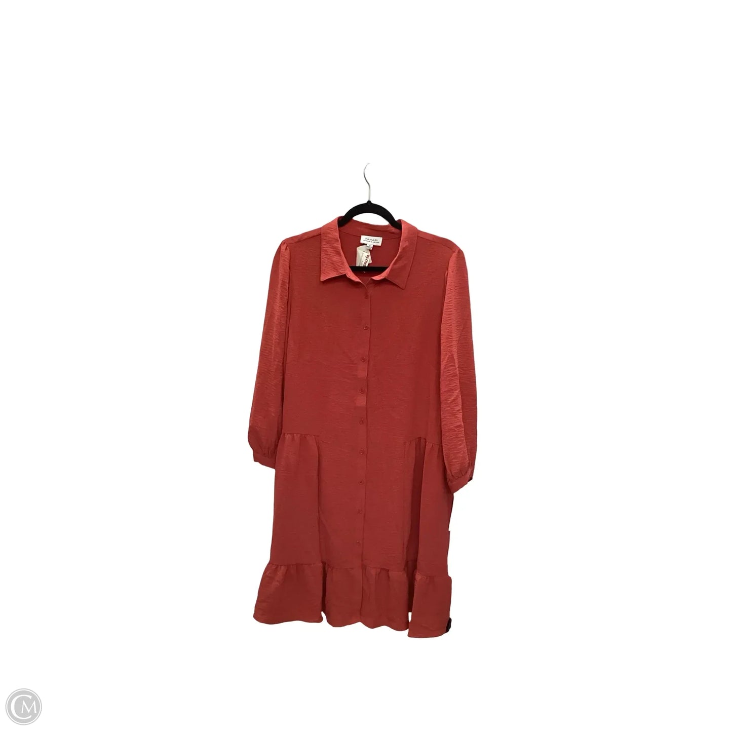Dress Casual Short By Tahari By Arthur Levine In Red, Size: Xl