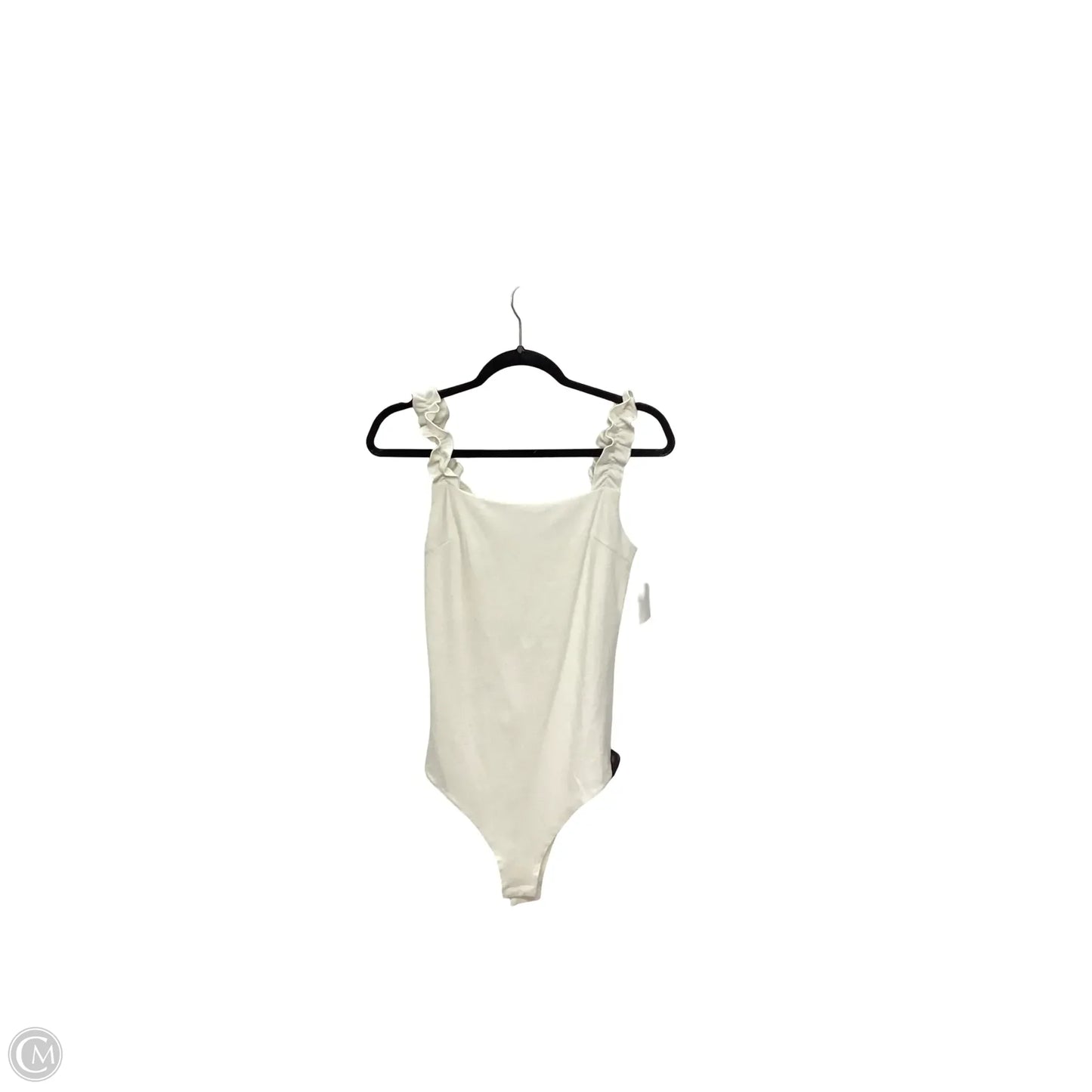 Bodysuit By Glam In White, Size: L
