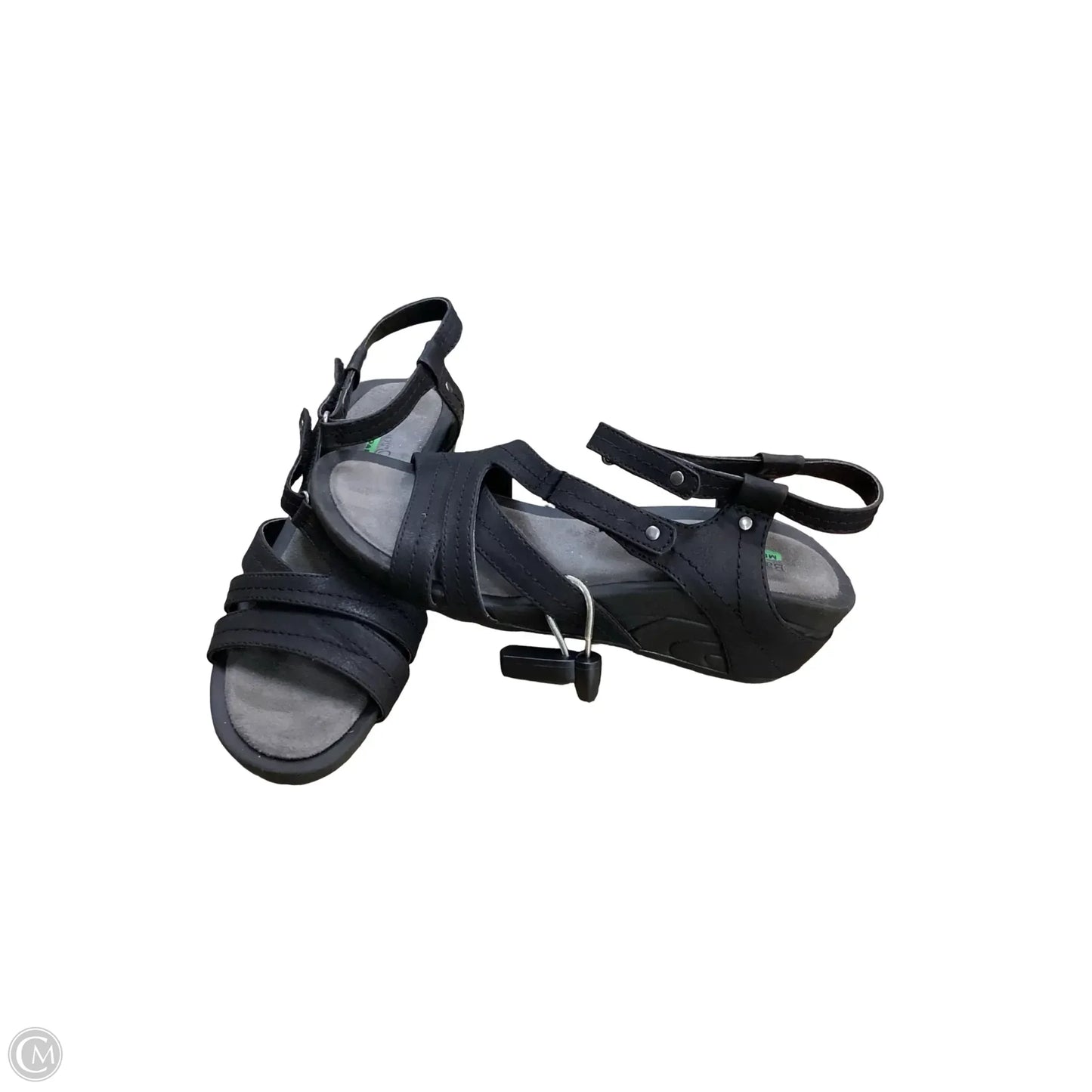 Sandals Heels Wedge By Bare Traps In Black, Size: 8