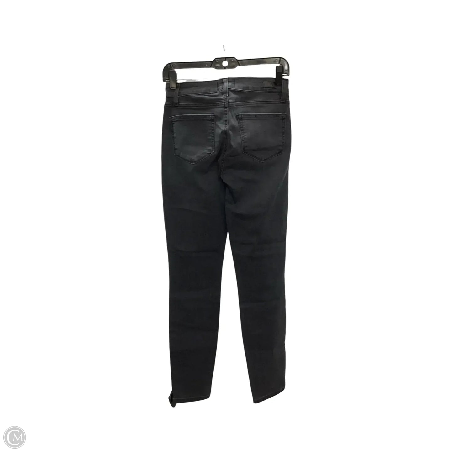 Jeans Skinny By Paige In Black Denim, Size: 8