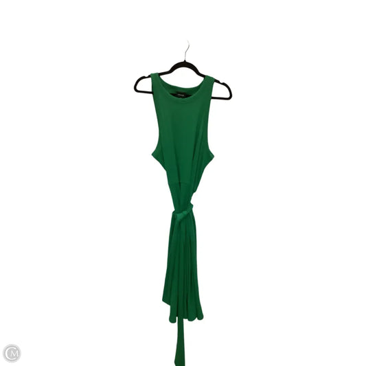 Dress Casual Midi By Who What Wear In Green, Size: Xxl