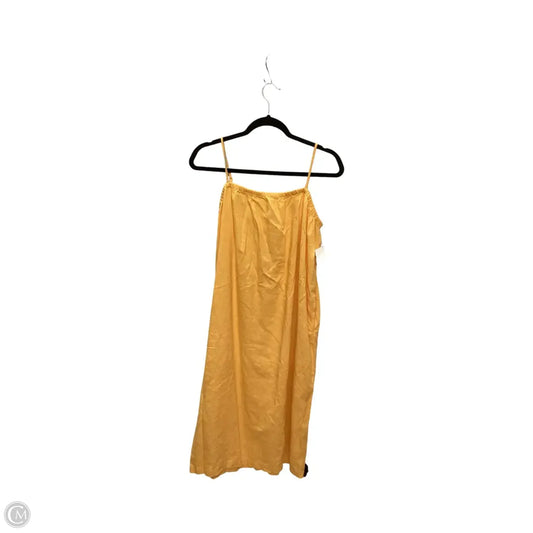 Dress Casual Short By A New Day In Yellow, Size: M