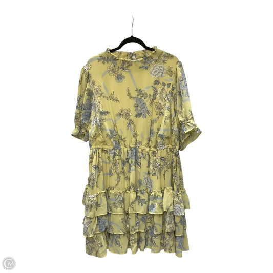 Dress Casual Short By Torrid In Yellow, Size: 3x
