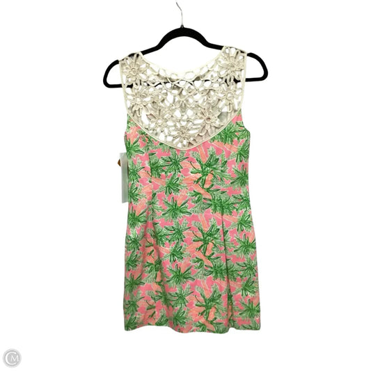 Dress Designer By Lilly Pulitzer In Tropical Print, Size: Xs