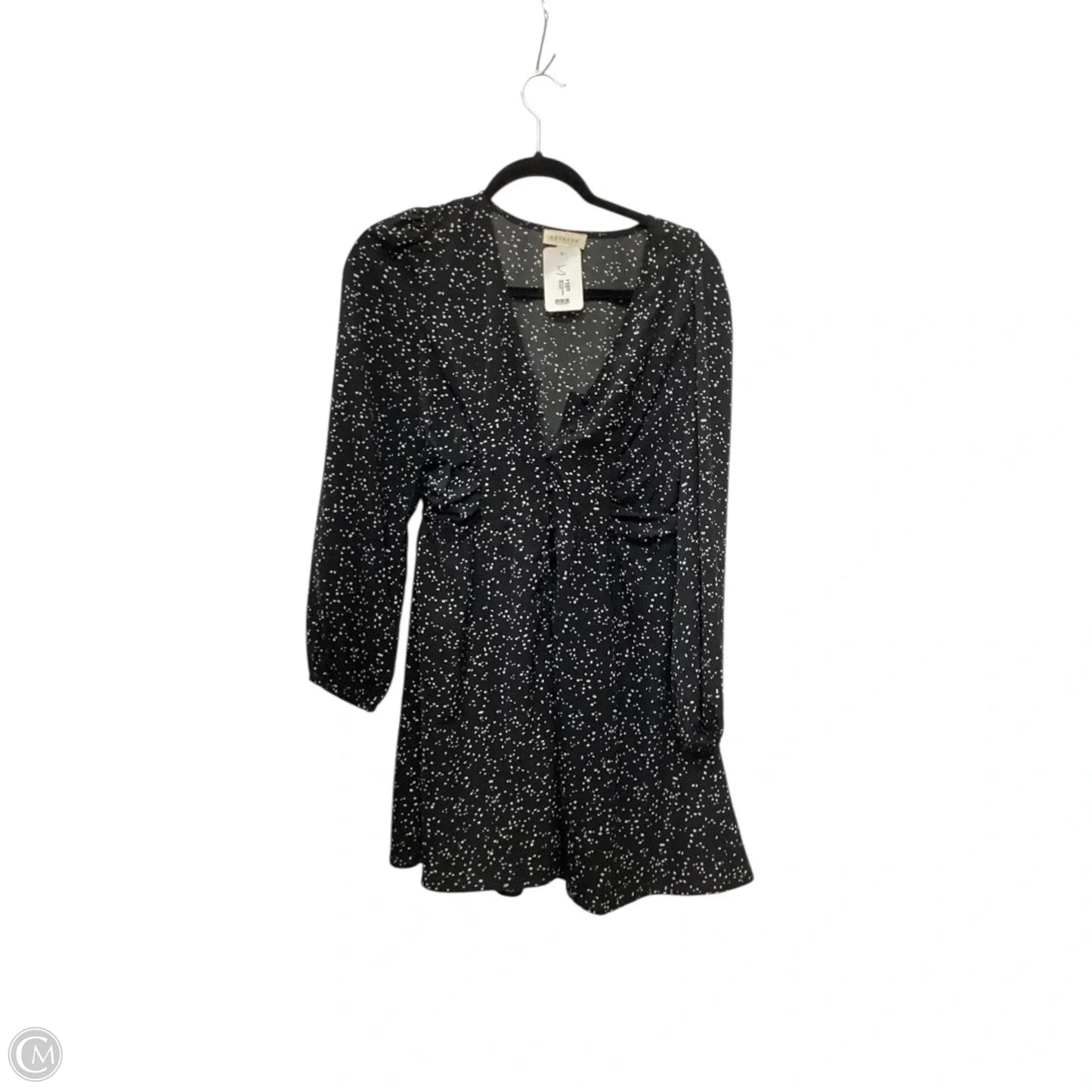 Dress Casual Midi By Promesa In Polkadot Pattern, Size: S