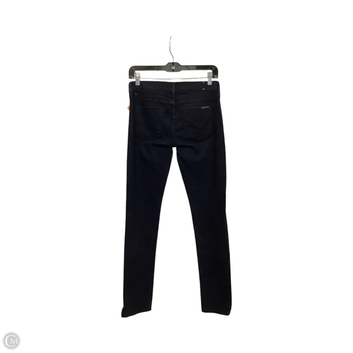Designer Jeans Skinny By Hudson In Black, Size: 26