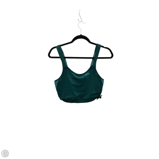 Athletic Bra By Brooks In Green, Size: M