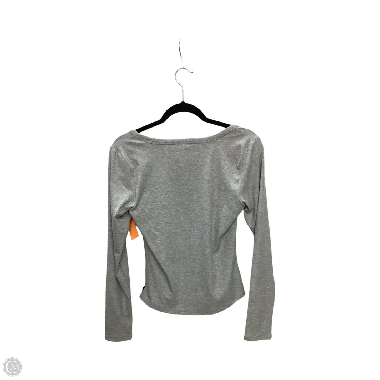 Athletic Top Long Sleeve Crewneck By Athleta In Grey, Size: M