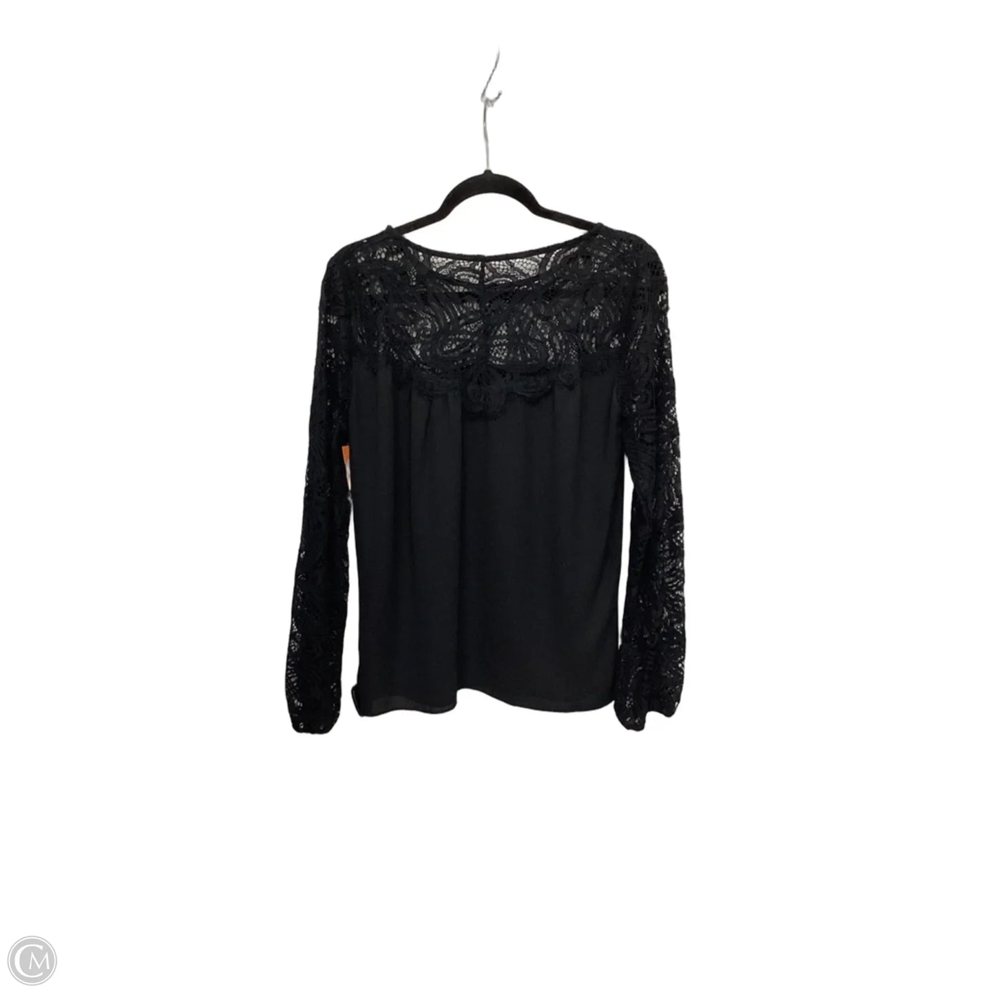 Top Long Sleeve Designer By Lilly Pulitzer In Black, Size: M