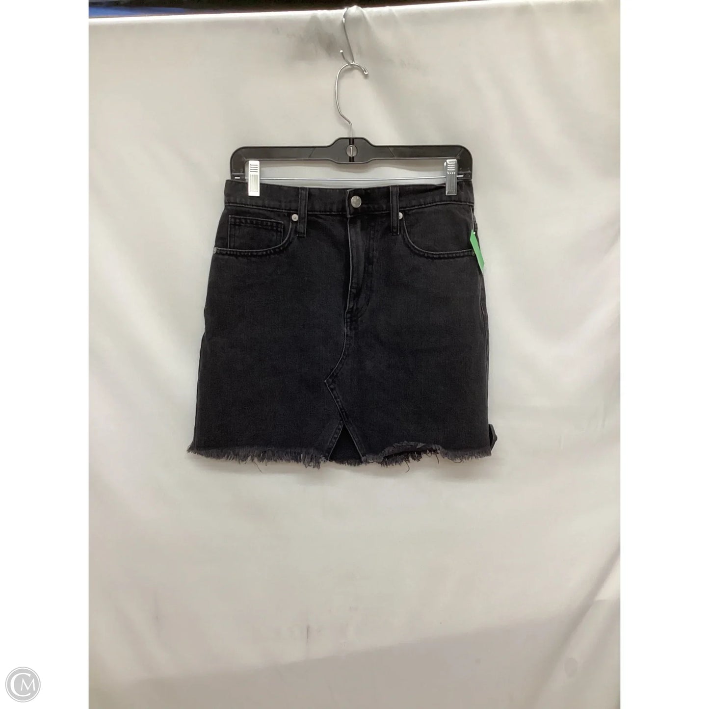 Skirt Mini & Short By Madewell In Black Denim, Size: 2