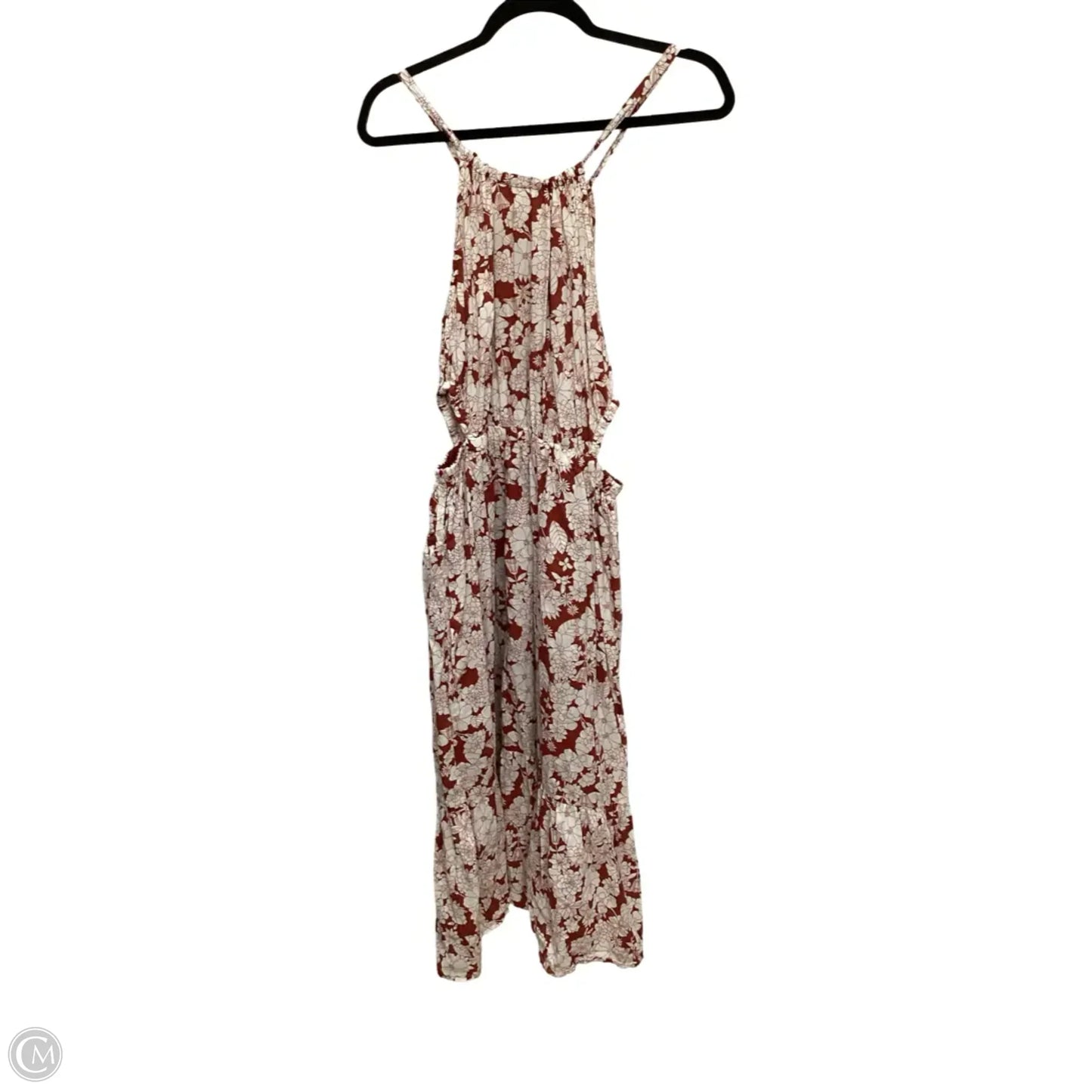 Dress Casual Midi By Gap In Red, Size: M