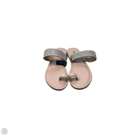 Sandals Flats By Shade & Shore In Tan, Size: 7