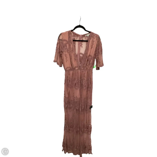 Dress Party Long By Haute Monde In Pink, Size: L
