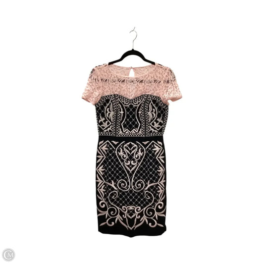 Designer Dress Party Midi By Clothes Mentor In Black, Size: 2