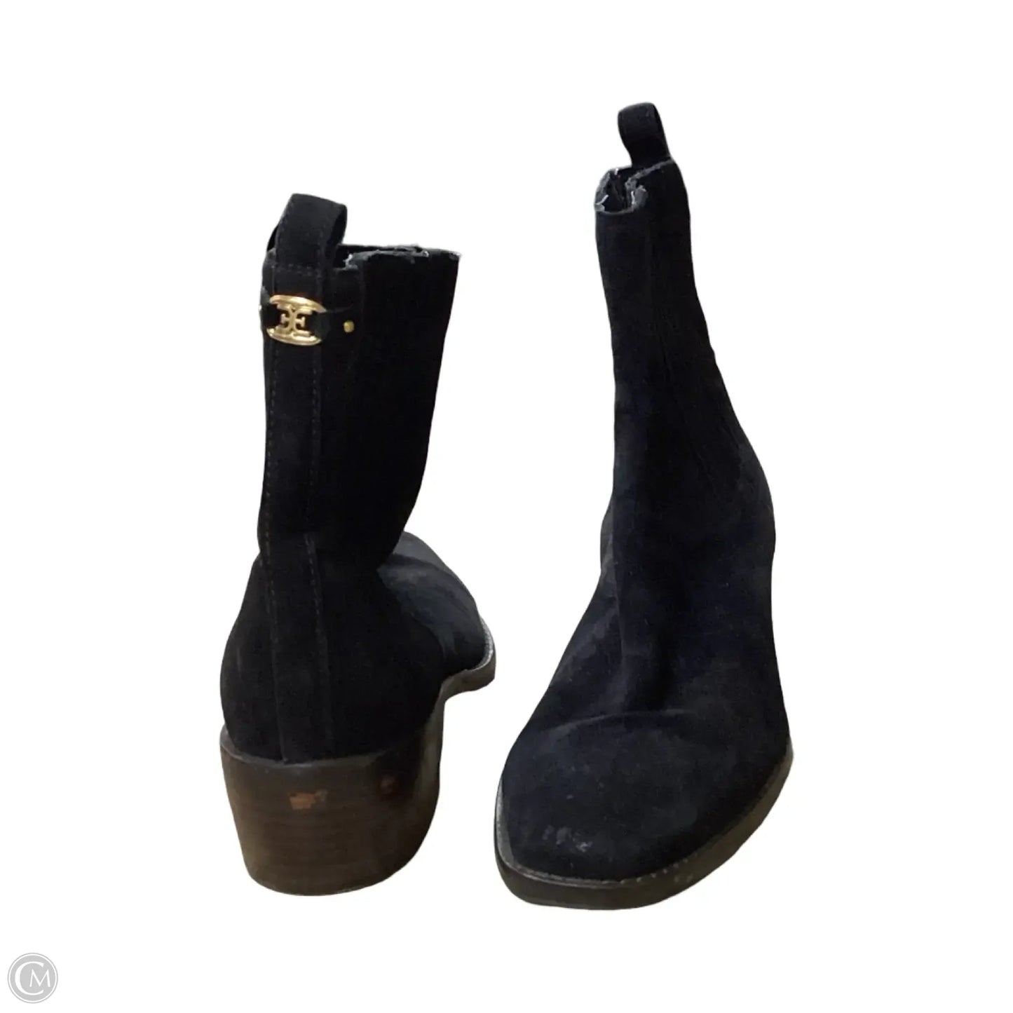Boots Ankle Flats By Sam Edelman In Black, Size: 9