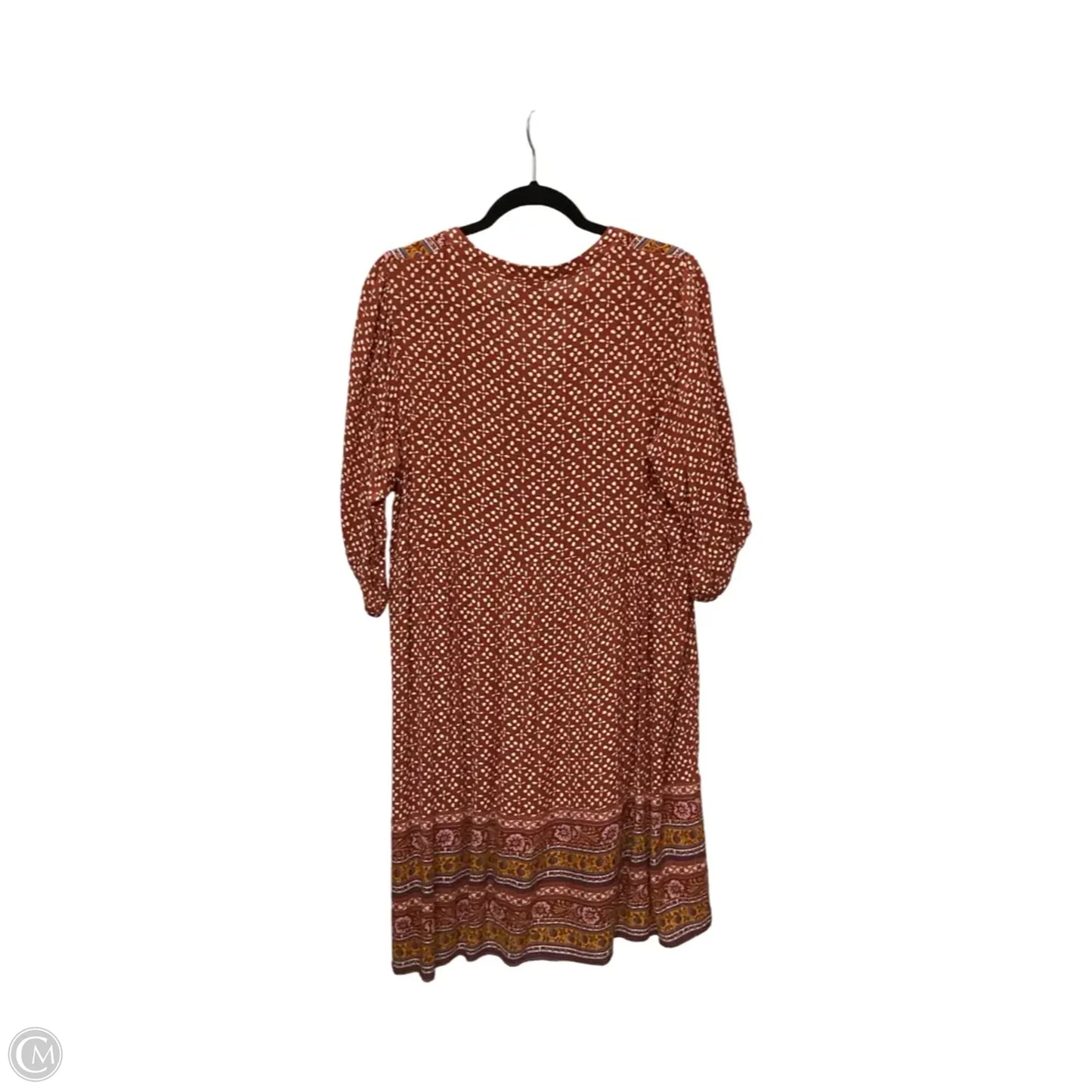 Dress Casual Short By Knox Rose In Floral Print, Size: L