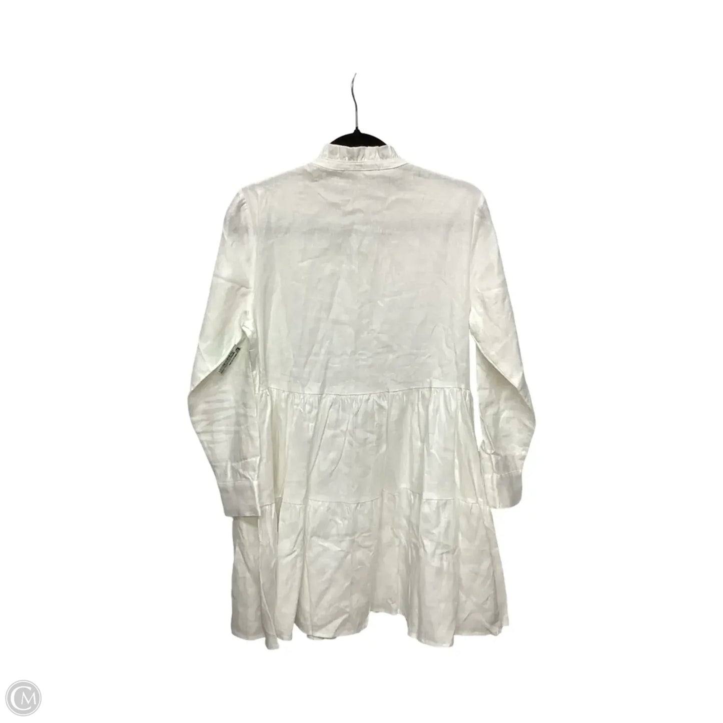 Dress Casual Midi By Clothes Mentor In White, Size: M
