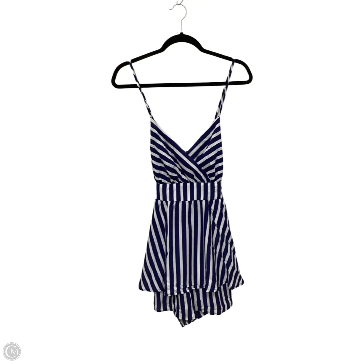 Romper By Clothes Mentor In Striped Pattern, Size: M