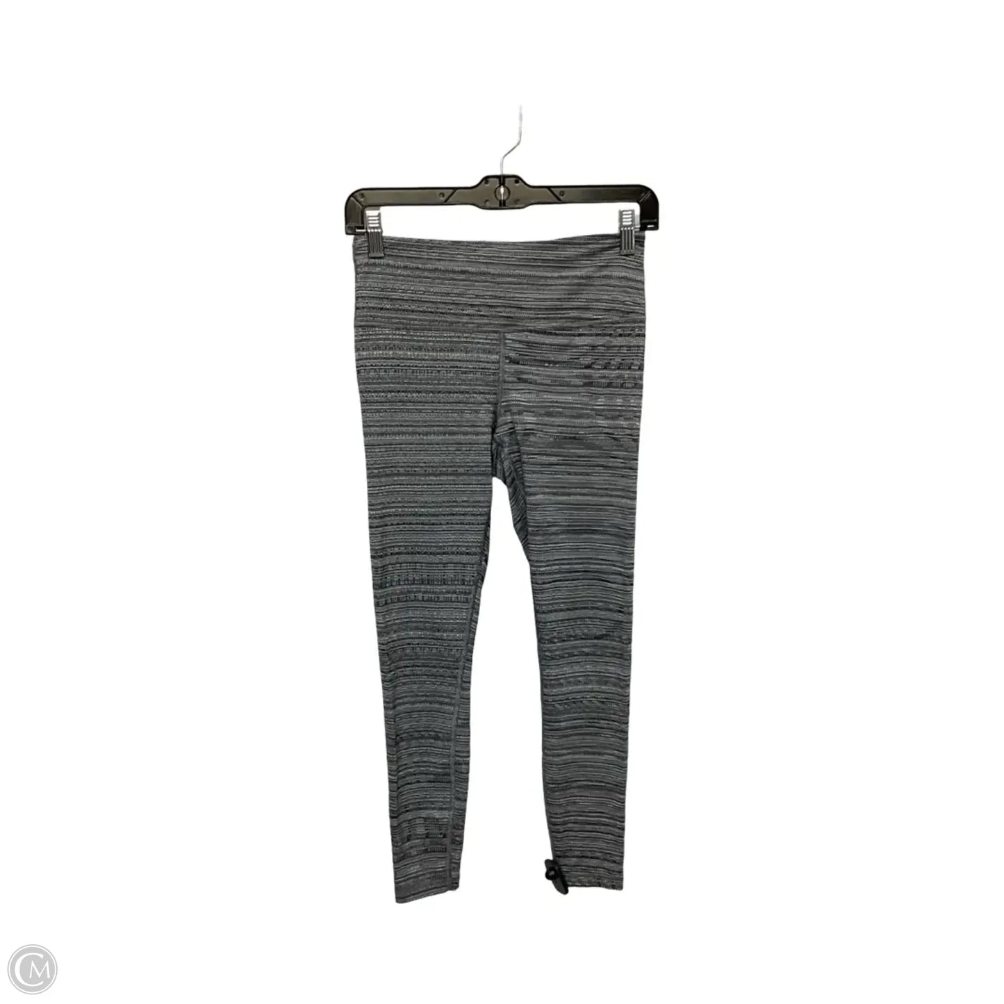 Athletic Leggings By Athleta In Striped Pattern, Size: S