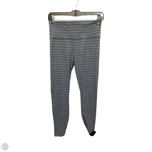 Athletic Leggings By Athleta In Striped Pattern, Size: S