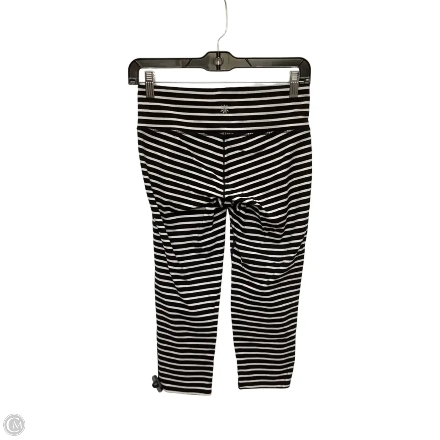 Athletic Leggings By Athleta In Striped Pattern, Size: S