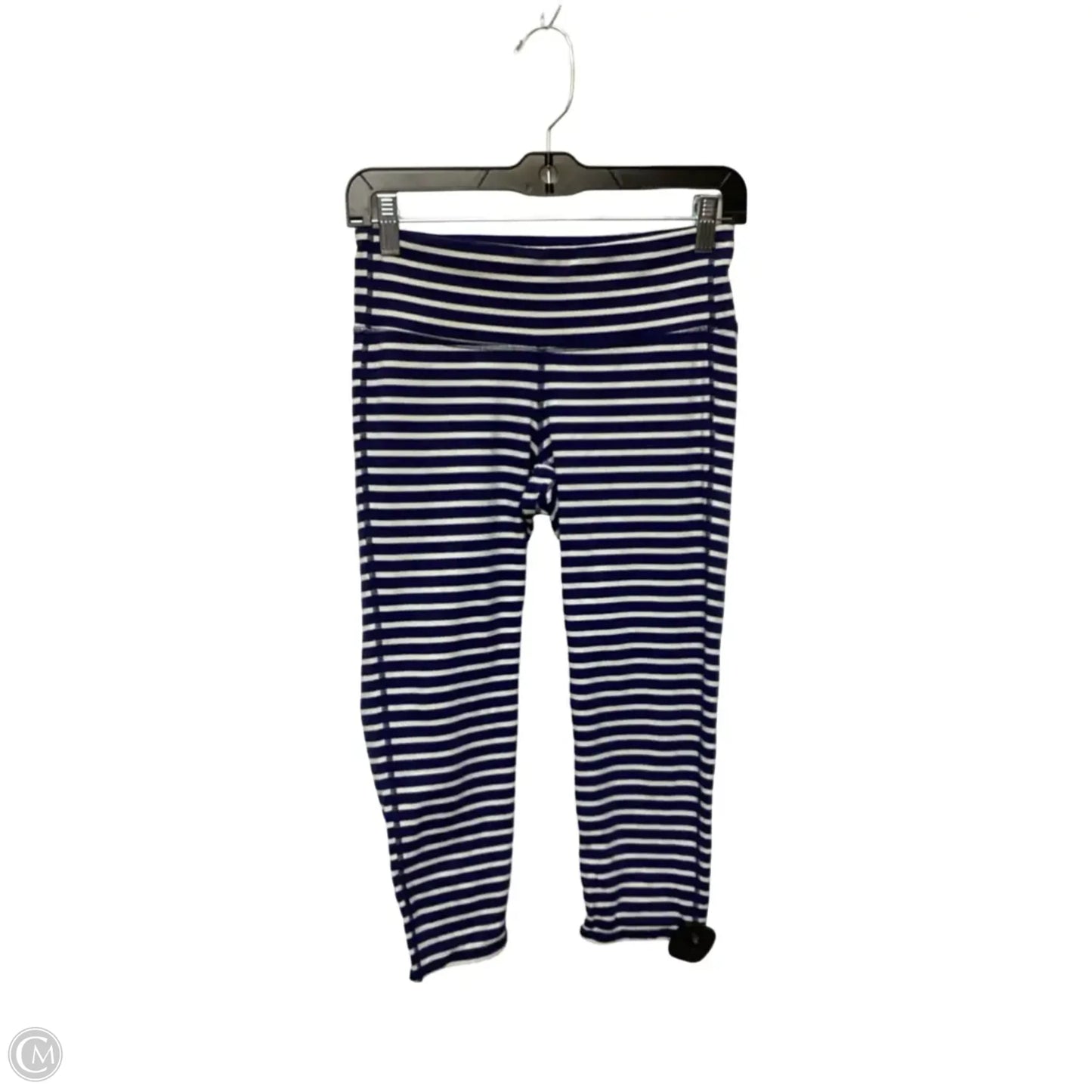 Athletic Leggings By Athleta In Striped Pattern, Size: S