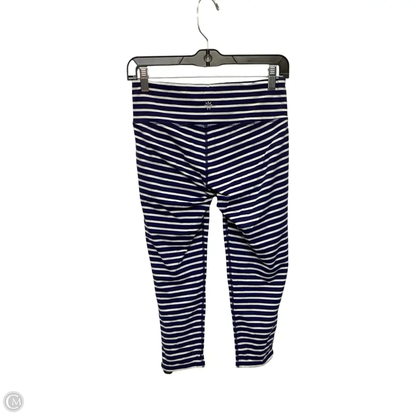 Athletic Leggings By Athleta In Striped Pattern, Size: S