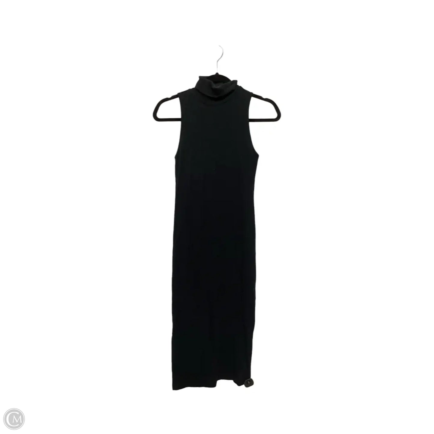 Designer Dress Casual Midi By Halogen In Black, Size: S