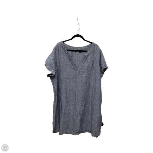 Dress Casual Short By Tahari In Blue Denim, Size: 3x