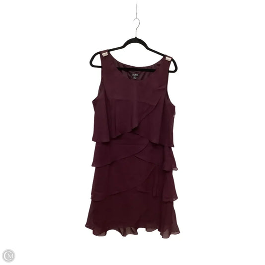 Dress Party Short By SLNY In Purple, Size: 18