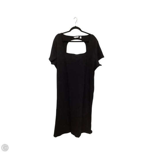 Dress Casual Midi By Nine West In Black, Size: 4x