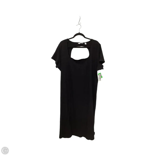 Dress Casual Midi By Nine West In Black, Size: 3x